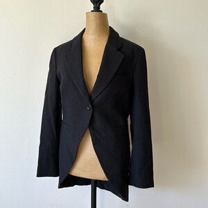 Hache IT 42 US 6 made in Italy tuxedo style women’s blazer 100% wool great cond